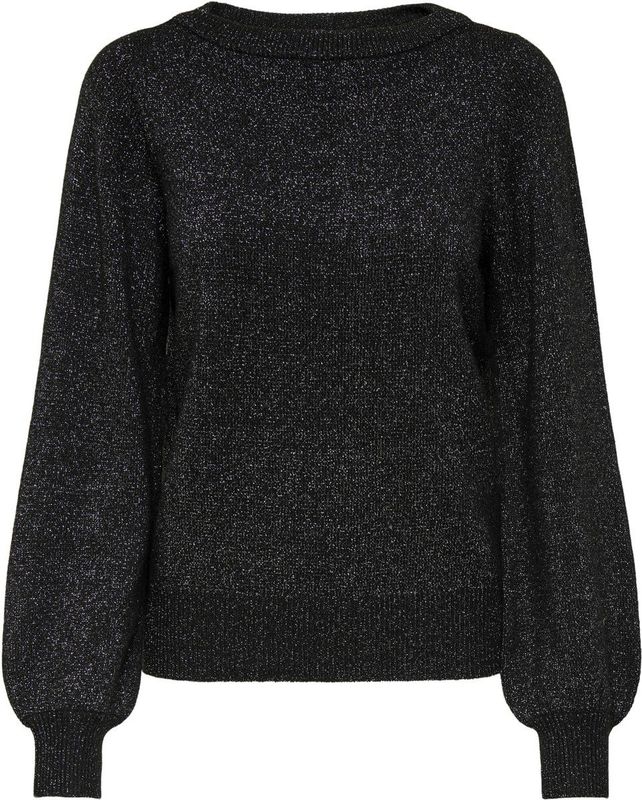 Jacqueline de Yong - Jdyrue - Glitter Pullover - Zwart - Lange Mouwen