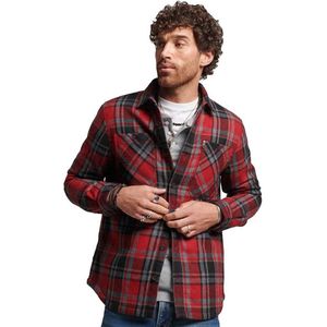 Superdry - Merchant Quilted - Overshirt - Rood