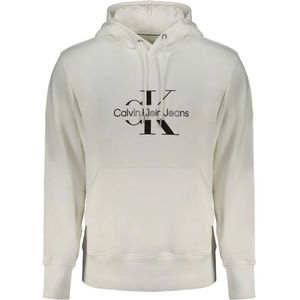 Calvin Klein - Hoodie - Wit - Katoen
