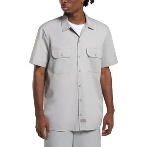 Dickies - Work Shirt - Grijs - Polialgodón - Kortemouwen