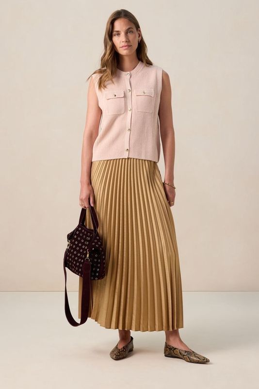 Sissy-Boy - Lichtroze - Gilet - Met Knoopsluiting