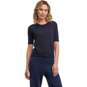 FALKE - Dames Trui - Merinowol - Korte Mouwen - Ronde Hals