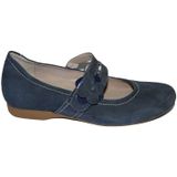 Footnotes - Klittenbandschoenen - Zwart - Leer - Wijdte G