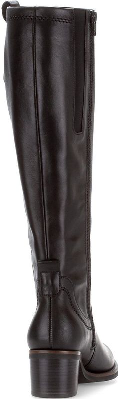 GABOR - Kuitlaarzen - Zwart - Glad Leer - Blokhak