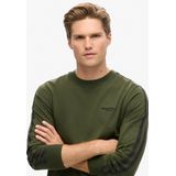 Superdry - Essential Logo Retro Stripe - Longsleeve T-shirt - Zwart