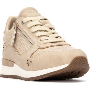 Refresh - 17295603 - Casual Schoenen - Beige - Plat - Veters en Ritssluiting