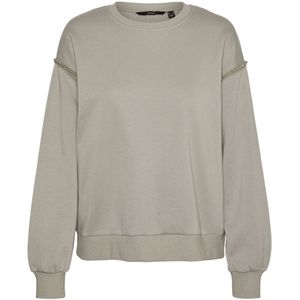 Vero Moda Vmdaisy pearl sweat jrs boo ga taupe