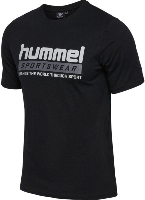 Hummel - Carson - T-shirt - Zwart - 100% Katoen