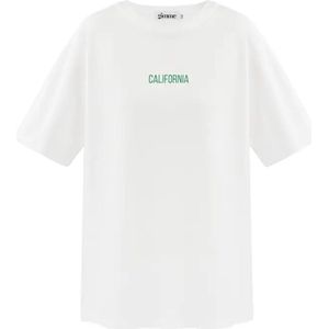 T-shirt - Wit - California - Vrouwelijk
