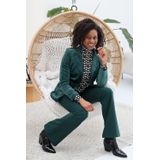 Helena Hart - 7425 Uni Blazer - Velour - Groen - Midi