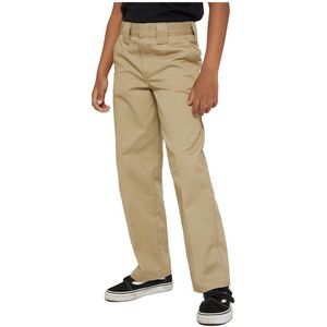 DICKIES Broek 'Original 874'  donkerbeige / blauw / rood / wit