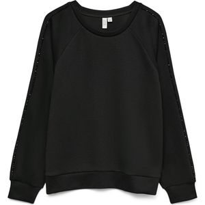 Vero Moda - Vmheartley Ls Sweat - Zwart - Sweatshirt