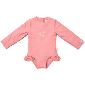 Little Dutch Badpak Kind Sunny Flowers Rouge Lange Mouwen