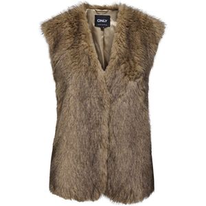 Only - Onldawn Life - Gilet - Bruin - 100% Gerecycled Polyester