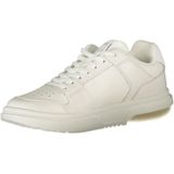 Tommy Hilfiger - Witte Leren Dames Sneaker - Fitness-schoenen