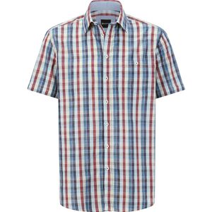 Overhemd - Blauw - NAVOR - Korte Mouwen