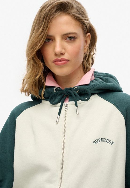 Superdry - Essential Logo - Oversized Raglan Sweatshirt