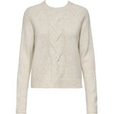 Jacqueline de Yong - Jdysusanna O-neck Raglan Pull - Whitecap Gray - Dames