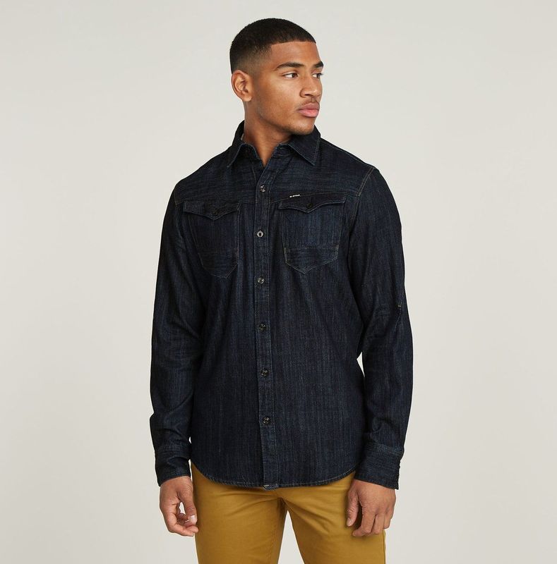 Arc 3D Slim Shirt - Donkerblauw - Heren