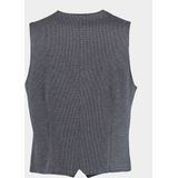 Born With Appetite - Gilet - Blauw - Kris Waistcoat