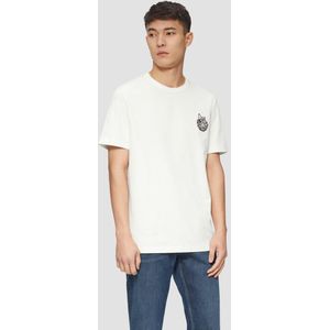 T-shirt - Peanuts® Borduursel - Heren - 100% Katoenen Jersey