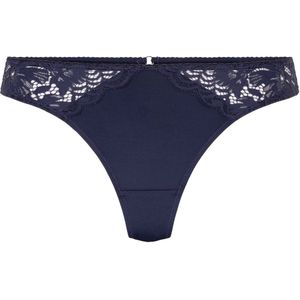 Hunkemöller - String Andrea - Blauw - Dames Lingerie