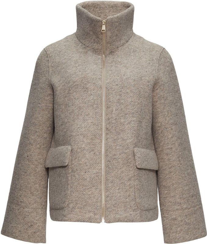 s.Oliver BLACK LABEL Tussenjas  beige gemêleerd