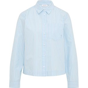 comma - Blouse - Gestreept - Katoen - Normale Pasvorm