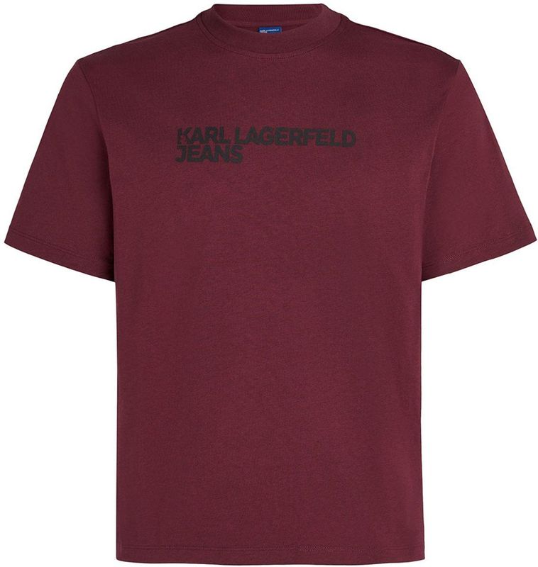 Karl Lagerfeld - A1W17005 - T-shirt - Rood - Korte Mouwen - Vrouw