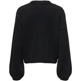 Only - Onldonna - Zwarte Pullover - V-hals - Lange Mouwen