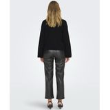 Only - Onldonna - Zwarte Pullover - V-hals - Lange Mouwen