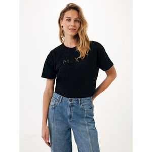 MEXX Shirt  zwart / zilver