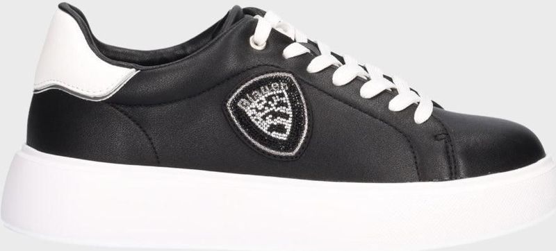 Blauer - Sneakers - Zwart - Leer