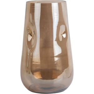 Present Time - Luster Organic Large Vaas - Bruin - Glas