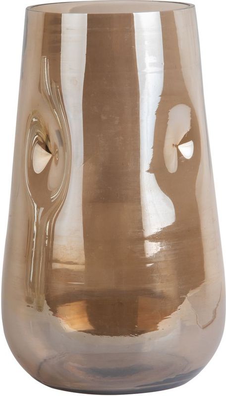 Present Time - Luster Organic Large Vaas - Bruin - Glas