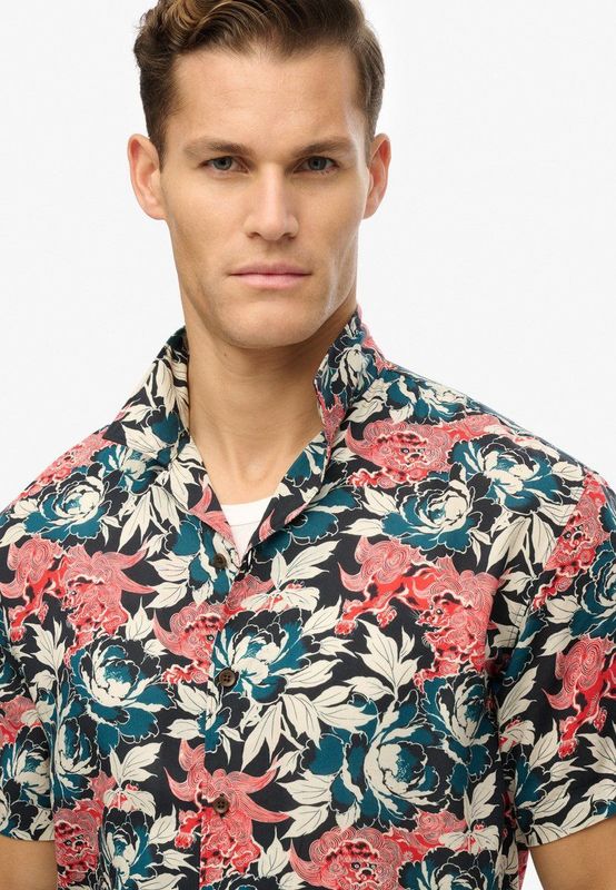 Superdry - Merchant Hawaiian - Overhemd - Korte Mouwen