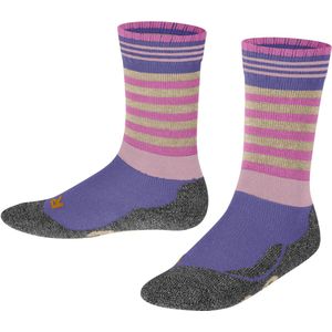 FALKE - Kids Active - Skisokken - Purper - Dikke Wol - Functioneel Materiaal