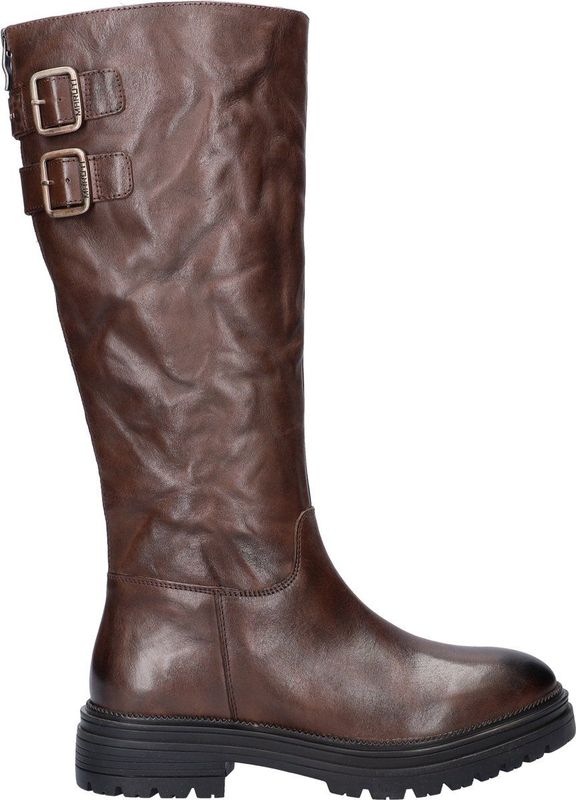 Maruti - Briony - Knielaarzen - Bruin - Schachthoogte 36 cm