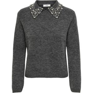 Jacqueline de Yong - Jdyaubray Life - Trui - Donkergrijs Melange - Dames