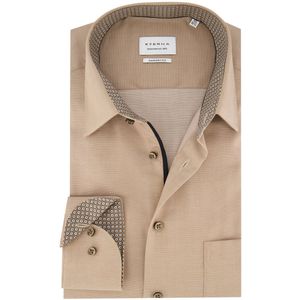 Eterna - Overhemd - Beige - Comfort Fit - Lange Mouw