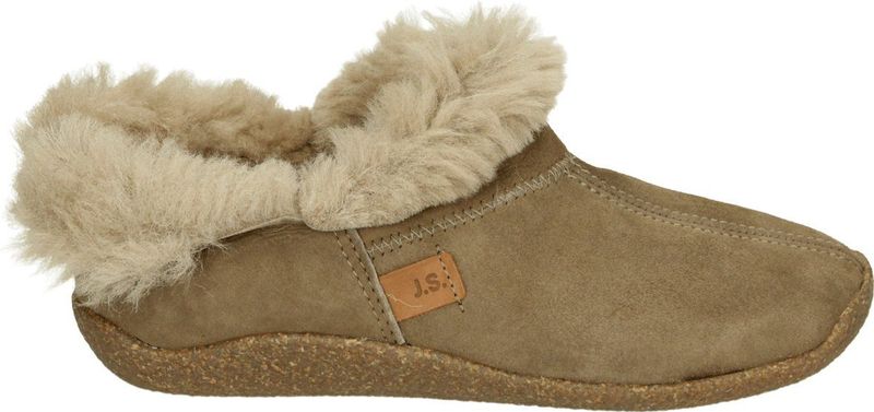 Josef Seibel - Vinny 07 - Pantoffels - Beige - Lamsleer