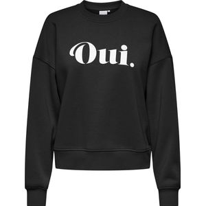 Only - Onlbest Print Crew Neck Swt - Zwart - Trui