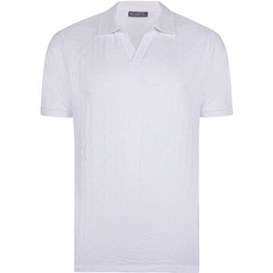 Felix Hardy - Overhemd - Wit - Korte Mouw - 100% Katoen - Heren - 2XL