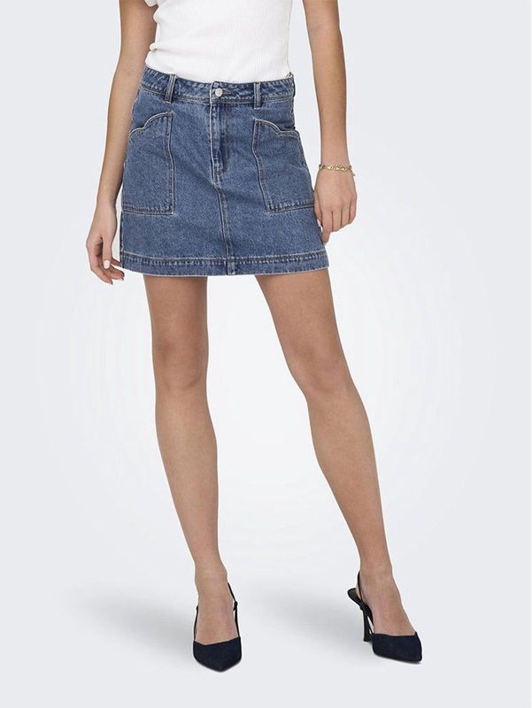 Only Mariana Korte Rok Blauw M Vrouw