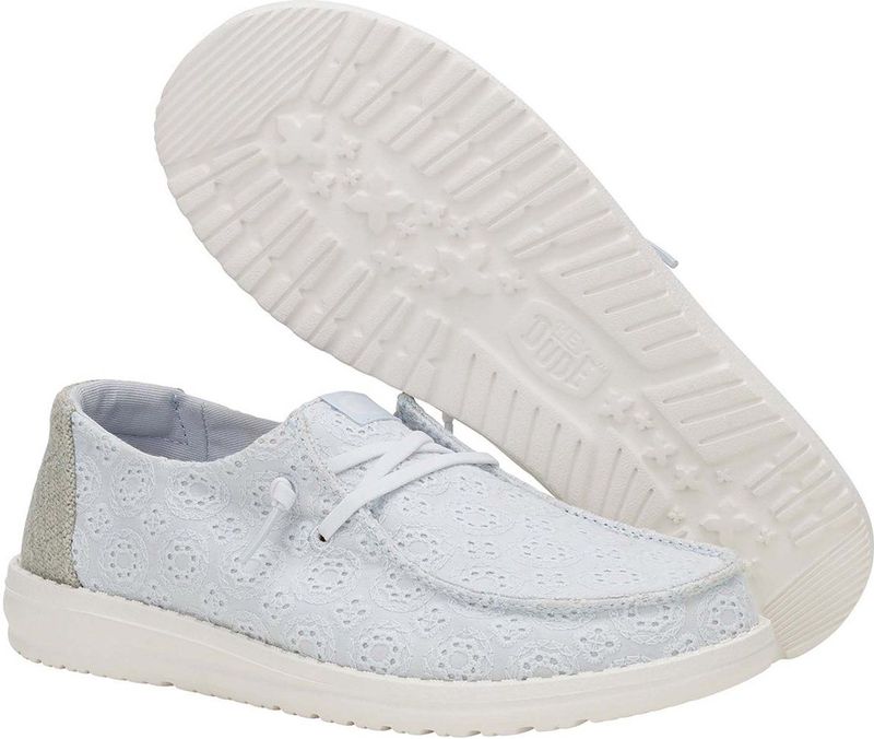 Mocassins - Wendy - Color-Blocking - Textiel - Platte Hak