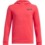 Under Armour - Ua Armour Flc Glitch Hd - Kinder Hoodie - Racer Red