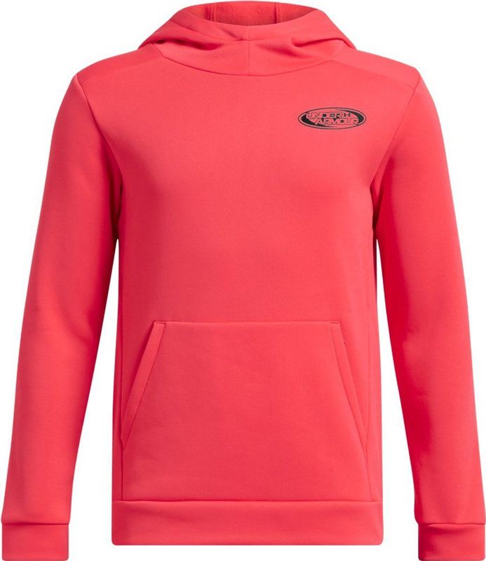 Under Armour - Ua Armour Flc Glitch Hd - Kinder Hoodie - Racer Red