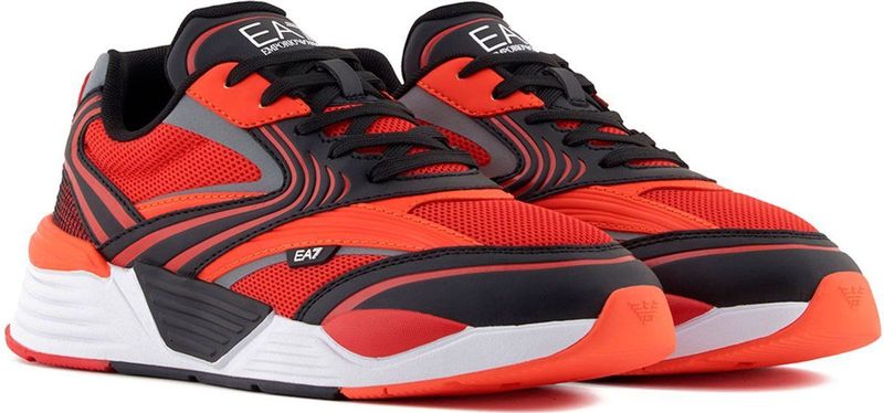 EA7 - 7X000309_AF18448 - Hardloopschoenen - Veelkleurig - Plat - Veters