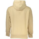 Calvin Klein - Geborsteld Katoenen Hoodie - Beige - Heren