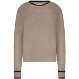 Red Button - Fluffy Sweater - Beige - Dames